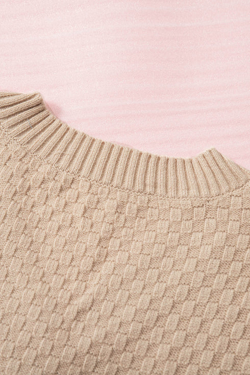 V-Neck Twist Knitted Vest Sweater